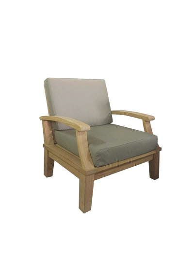 Kayu Single Deep Seater Chair - [Kayu Teak]