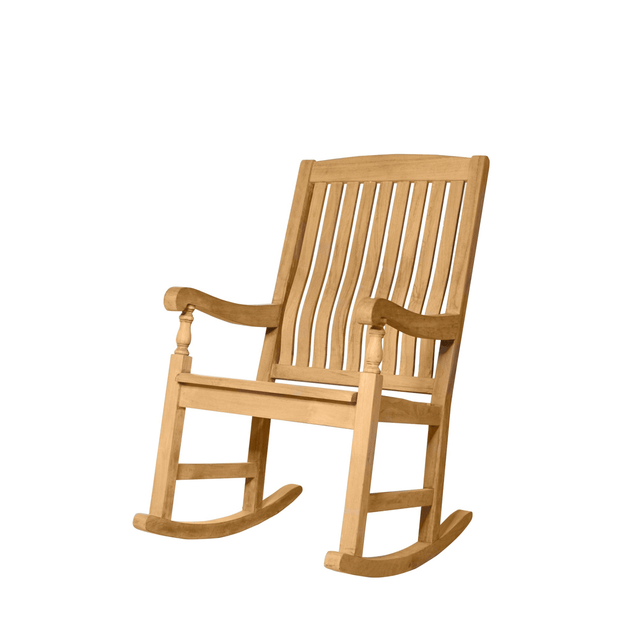 Kayu® Elegan Teak Rocking Arm Chair - [Kayu Teak]